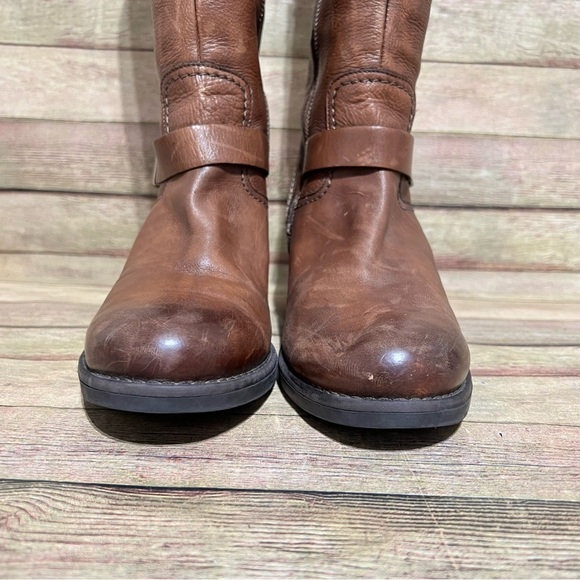 Clark’s Brown Leather Knee High Riding Boots - Picture 8 of 11